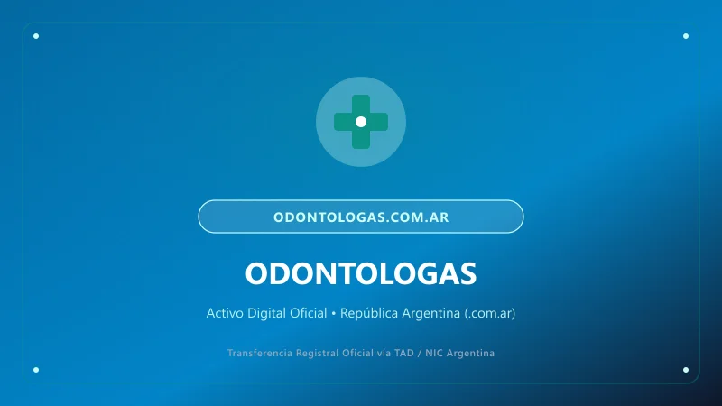 Composición visual de Odontologas para el portal odontologas.com.ar